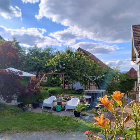 Minicamping Und B&B Apartment Hintergarten Niederorschel Екстериор снимка